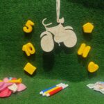 Ξύλινο παιχνίδι ζωγραφικής ποδήλατo