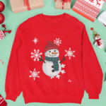 Xmas Gift Box Snowman